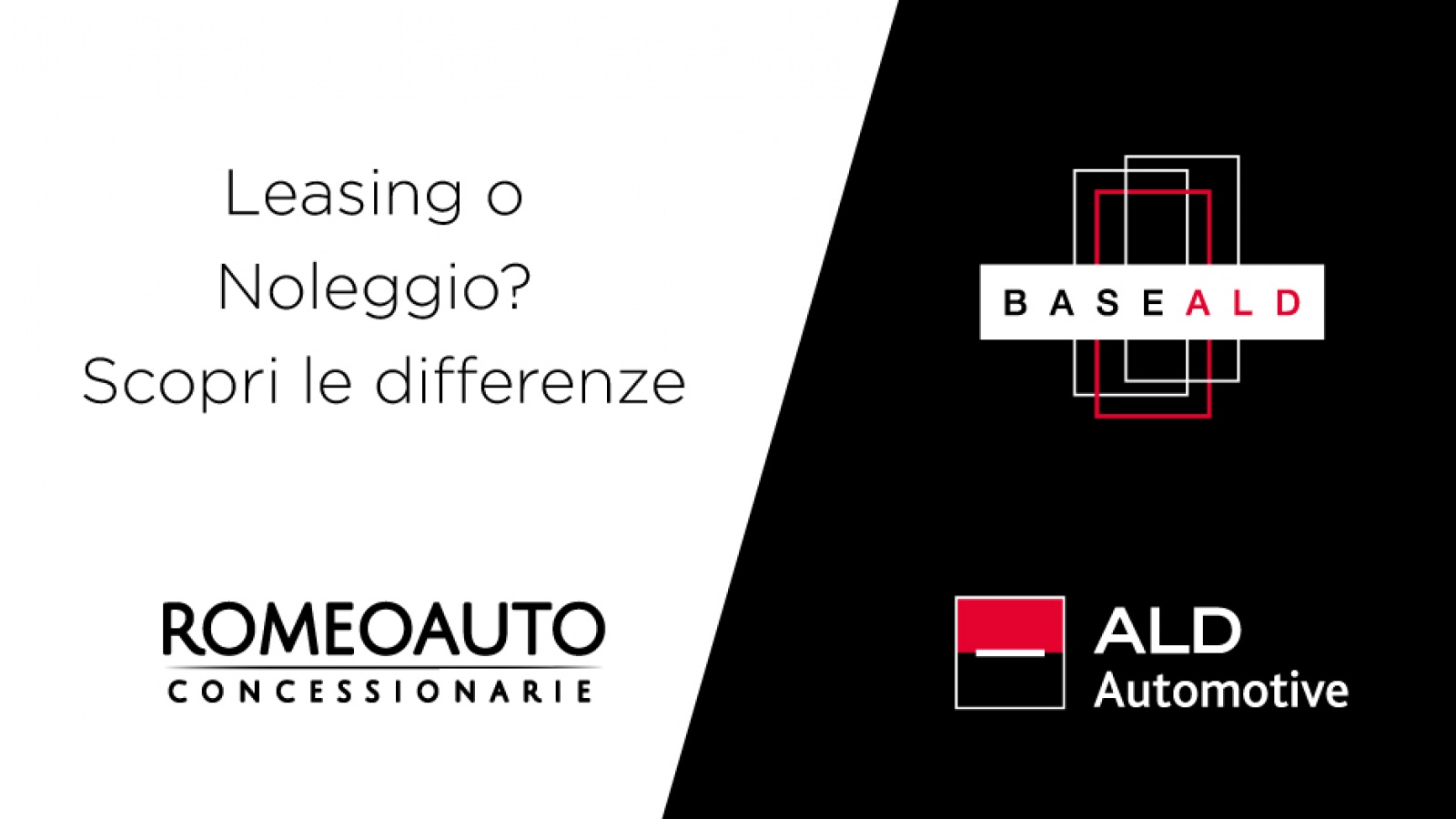 Noleggio e leasing: differenze e analogie