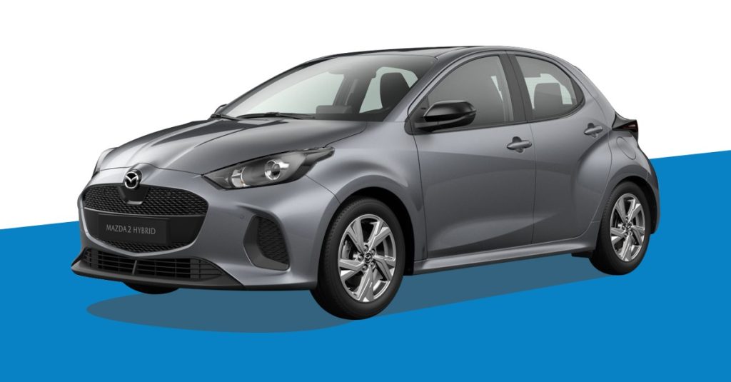 MAZDA 2 1.5 VVT 116 CV Full Hybrid Electric Homura Plus Lead Grey