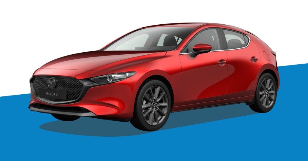 MAZDA 3 Mazda3 e-Skyactiv-G M Hybrid 4p. Centre Line Soul Red