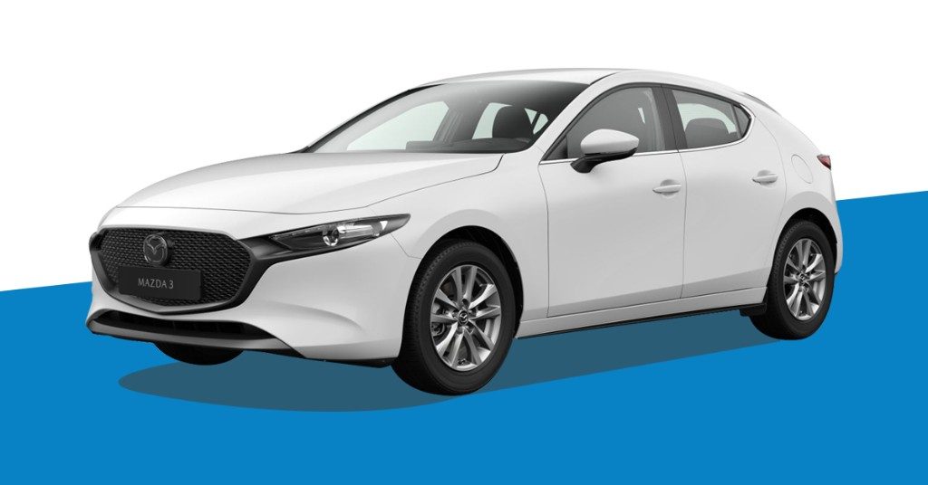 MAZDA 3 Mazda3 e-Skyactiv-G M Hybrid 4p. Prime Line Arctic White