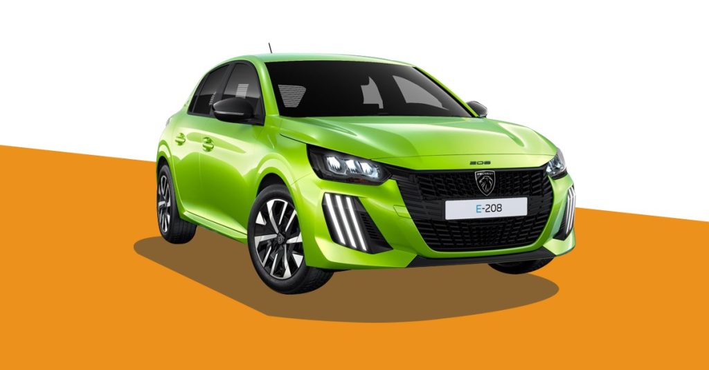 PEUGEOT 208 Elettrica 100 kW_ STYLE Giallo Agueda