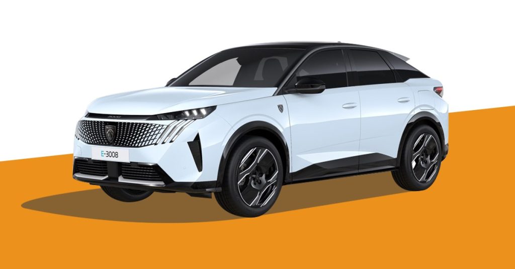 PEUGEOT 3008 e-3008 motore elettrico (73kWh) 210 CV GT Bianco Okenite