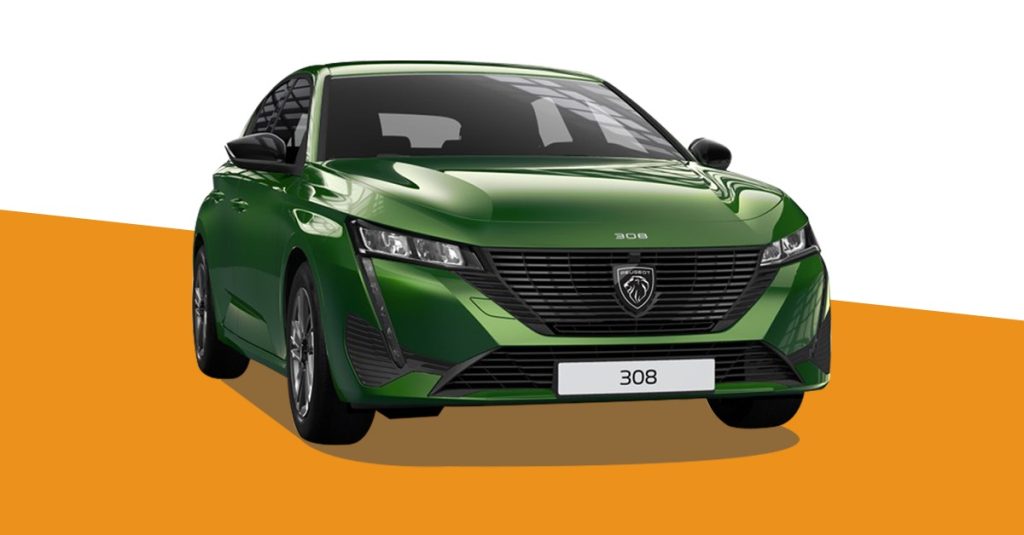 PEUGEOT 308 1.2 Hybrid 145 e-DCS6 STYLE Verde Olivine
