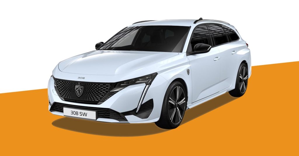 PEUGEOT 308 SW 1.2 Hybrid 145 e-DCS6 GT Bianco Okenite