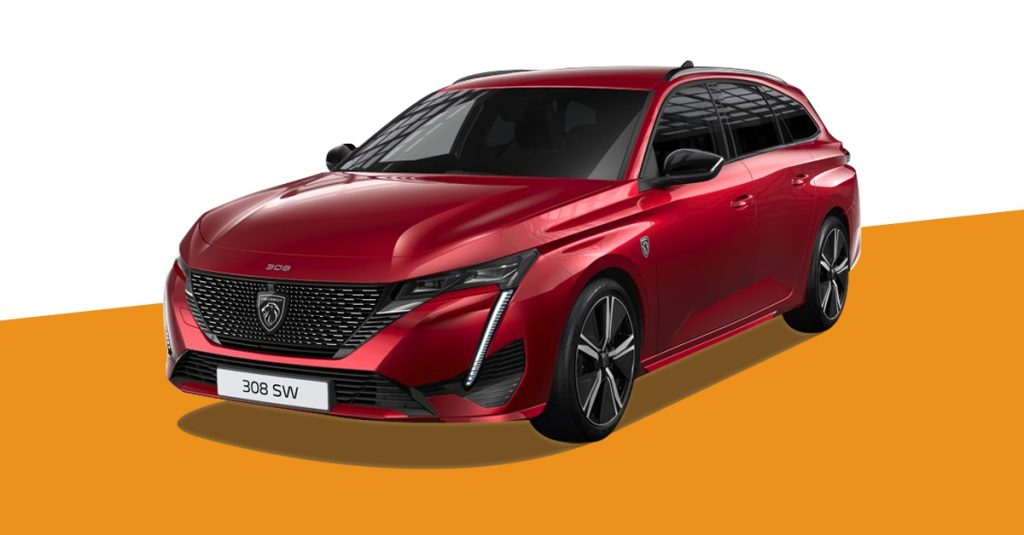 PEUGEOT 308 SW 1.5 BlueHDI 130 cv GT AT8 Rosso Elixir