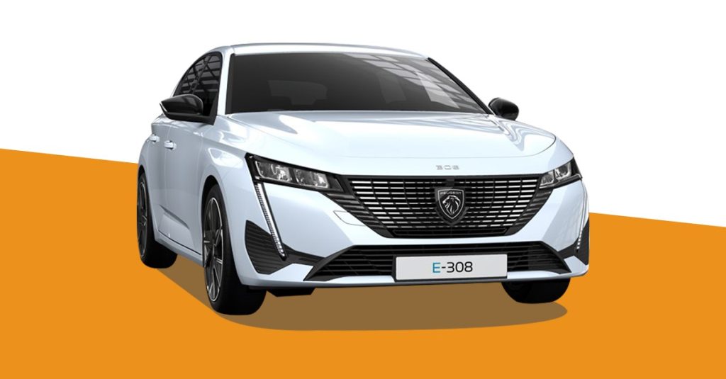 PEUGEOT e-308 156 CV GT Bianco Okenite