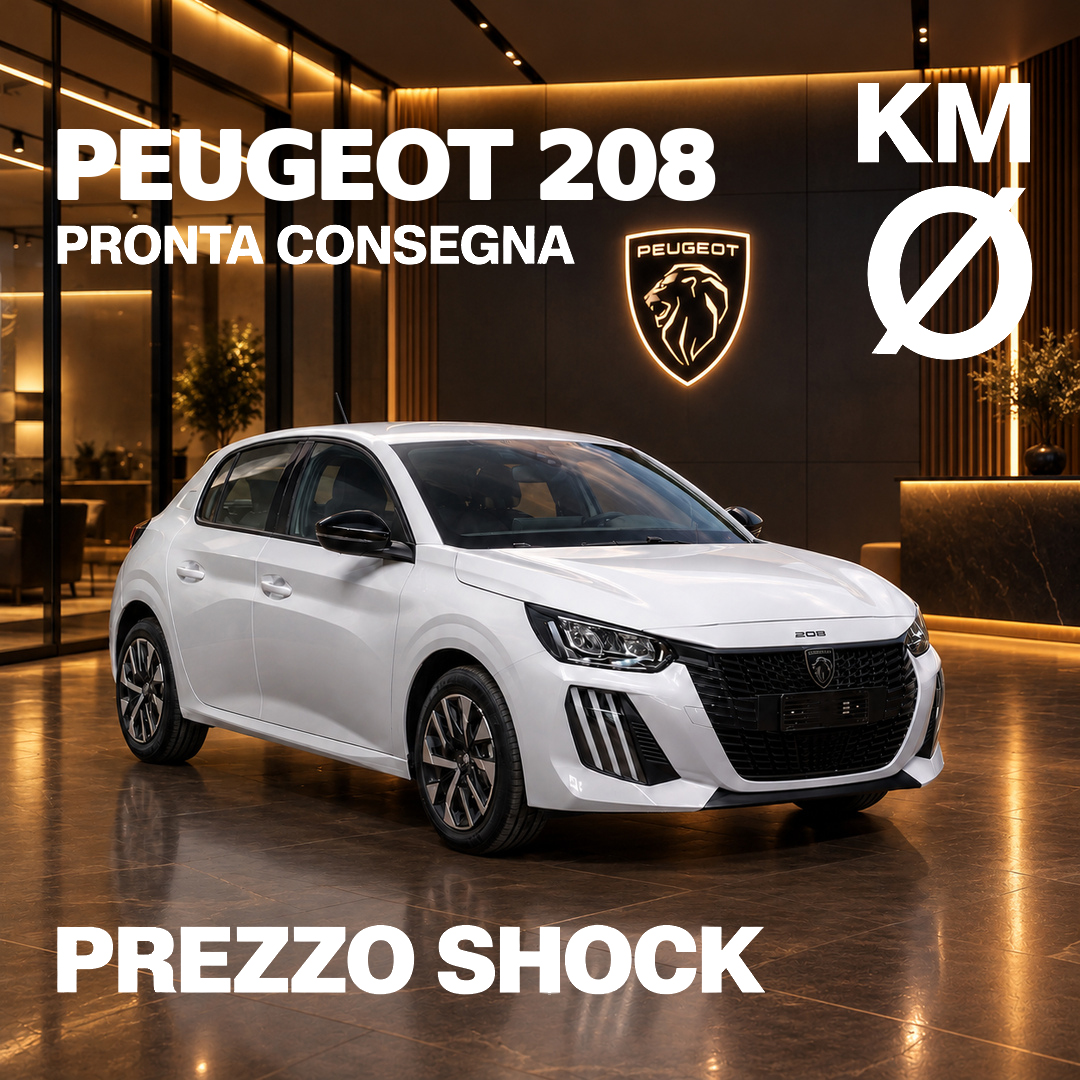 Peugeot 208 Style 1.2 Turbo 100 CV KM Zero Pronta Consegna