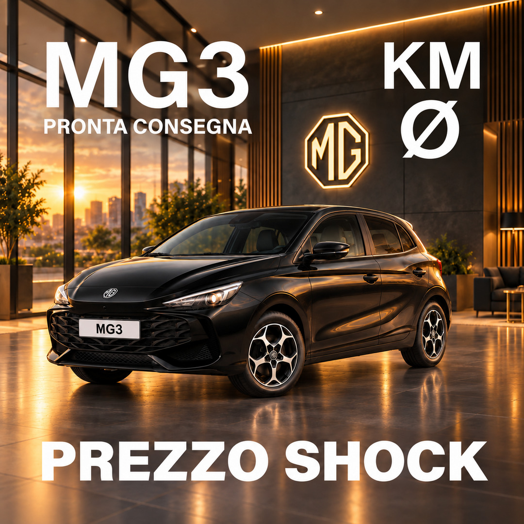 MG 3 Luxury 1.5 Hybrid+ 197 CV KM Zero Pronta Consegna