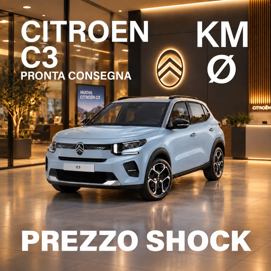 Citroen C3 Plus 1.2 Turbo 100 CV KM Zero Pronta Consegna