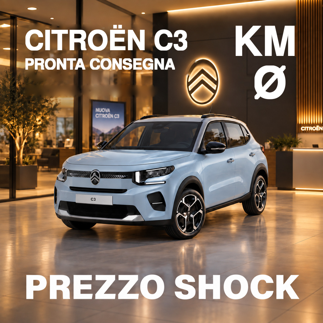 Citroen C3 Plus 1.2 Turbo 100 CV KM Zero Pronta Consegna