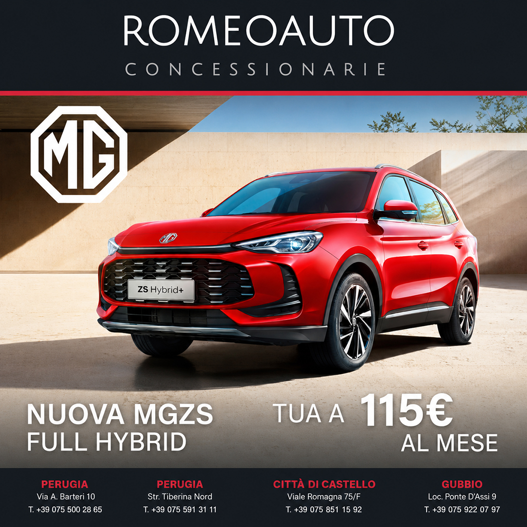 MG ZS Hybrid+ Promo di Giugno